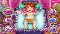 Pregnant Princesses Elsa and Anna with Babies - Care and Dress Up Baby Games