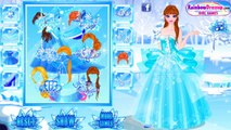 Disney Princesses Halloween Costumes - Elsa Ariel Jasmine Aurora Dress Up Game for Kids