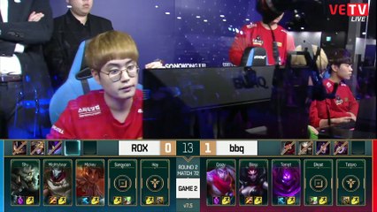 [21.03.2017] bbq vs Tigers [LCK Mùa Xuân 2017][ Ván 2]