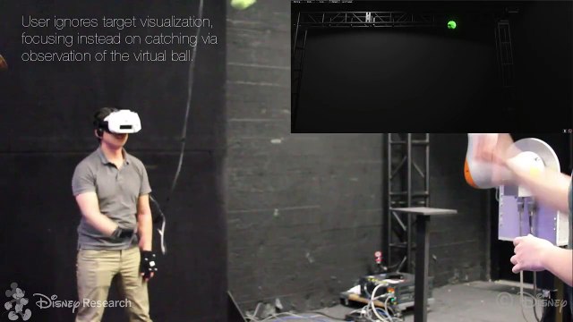 Attraper une balle réelle en réalité virtuelle