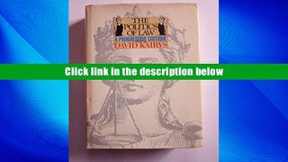 PDF [Download]  The Politics of Law  For Trial