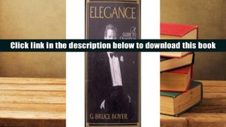 PDF [Download]  Elegance: A Guide to Quality in Menswear  For Free