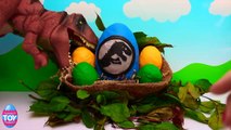 Jurassic World DINOSAUR Surprise Egg with Rex the T Rex Dino STF This awesome Play-Doh Din