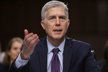 Gorsuch says he’d have no problem ruling against Trump