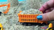 Action Play set Construction - Mighty Machines Bulldozer Excavator Dump Truck Cement Mixer