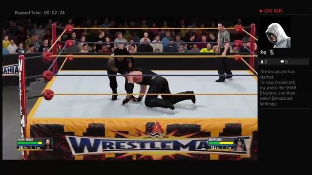 Roman Reigns vs The Undertaker Wrestlemania 33 Full match