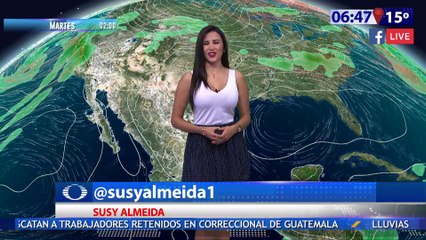 Susana Almeida Pronostico del Tiempo 21 de Marzo de 2017
