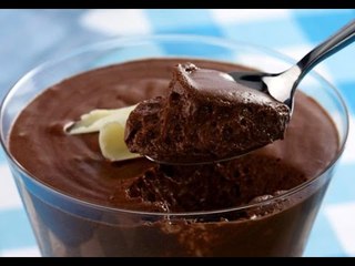 Mousse de chocolate sem lactose super facil