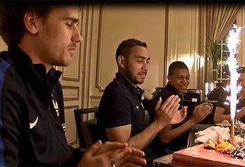 L'anniversaire d'Antoine Griezmann avec les Bleus