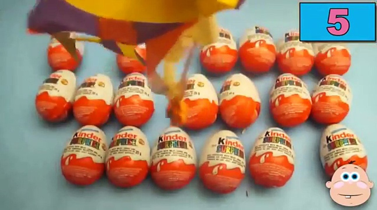 NEW 48 Kinder Surprise Eggs Opening - Frozen - Hulk - Spiderman - Iron Man Superhero Toys