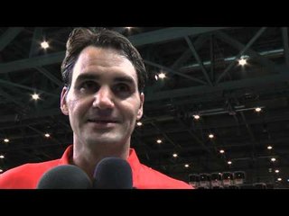 Interview with Roger Federer (SUI) after rubber 2