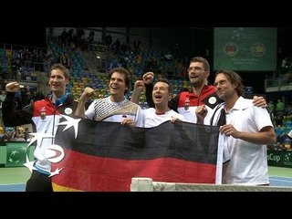German fans show their colours