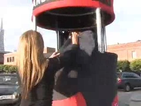 Hanes Intersection-Change your underwear in the street