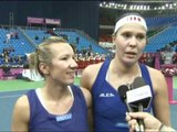 Fed Cup Interview: Kveta Peschke and Lucie Hradecka