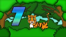 Counting in the Jungle | Learn to count from 1 to 10 | With Lions, monkeys and bears