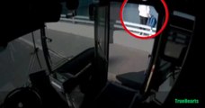 Hero bus driver saves woman from suicide