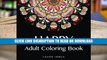 E-book Happy: Adult Coloring Book (Whimsical Mandalas Coloring Books for Adults Volume 1) Full
