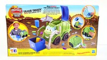 Playdoh TONKA Construction Rowdy the Trash Tossin Garbage Truck - diggin rigs mighty mac