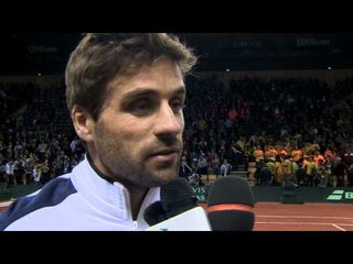 France v Australia interviews with French Captain after winning : Rubber 3