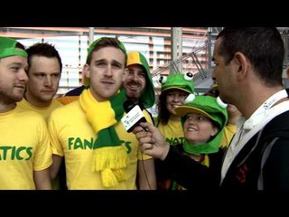 France v Australia Crowds show their colours and their fanatical support