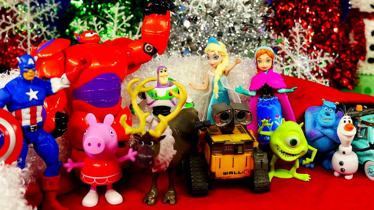 Америка сумка сумка большой капитан Рождество дисней замороженный замороженные Герой Пеппа свинья Санты Супер большой игрушка 6