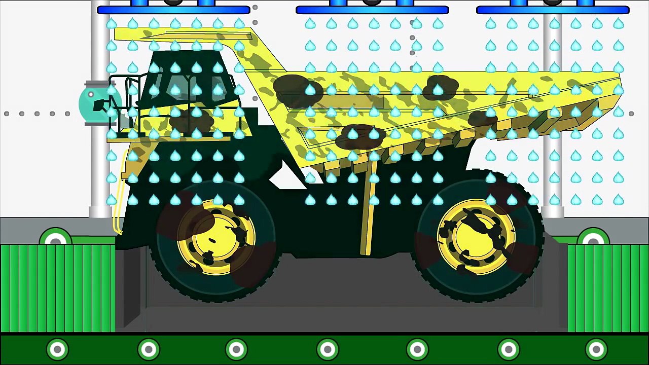 Бульдозер грузовая машина монстр грузовики для Дети видео для Дети