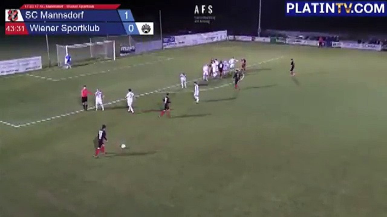 Mannsdorf 2:0 Wiener SK (Austrian Regionalliga (East). 17 March 2017)