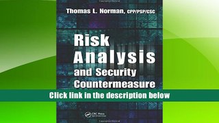 PDF [Download]  Risk Analysis and Security Countermeasure Selection  For Kindle