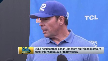 Jim Mora on Fabian Moreau injury: 'Nothing to worry about'
