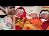 Khoảnh khắc 3 em bé còn nguyên trong bọc ối chui ra từ bụng mẹ, tại Việt Nam - Tin Việt 24H
