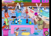 Zootopia Pool Party Cleaning - Disney Zootopia After Party Pool Cleaning Video Game For Ki