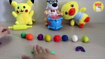 Hướng dẫn Làm cơm phần bằng Đất nặn Play doh Đồ chơi trẻ em Creative Fun mold Kids toy