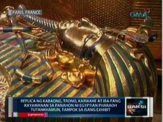 Saksi: Replika ng kabaong, trono, karwahe at iba pang kayamanan