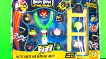 Angry Birds STAR WARS Jedi Slingshot Koosh Toy - TOTAL DESTRUCTION!