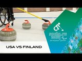USA v Finland | Round Robin | Wheelchair curling| Sochi 2014 Paralympic Winter Games