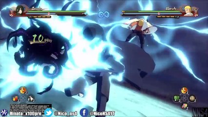 Naruto Storm 4 Road to Boruto (Español Latino) - Sasuke (Road to Boruto) Moveset Completo