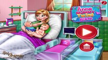 Pregnant Elsa And Anna Twins Baby Birth - Disney Princess Games