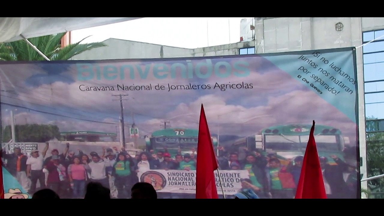 Juntos somos Uno. Caravana de Jornaleros Agrícolas. México.