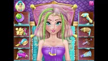 Disney Frozen ELSA makeup Butterfly Face Art tutorial for kids - ELSA Frozen videos games