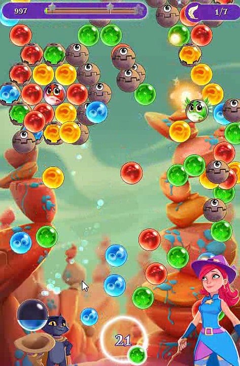 Bubble Witch Saga 3 - LEVEL 255