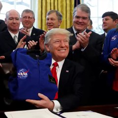 NICE! President Trump signs bill reauthorizing funding for NASA after 7 years!