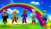 SUPERHERO Finger Family Nursery Rhymes Baby Songs Collection 62 min
