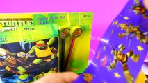 TMNT Giant Play Doh Surprise Eggs Opening Teenage Mutant Ninja Turtles Episodes Compilatio