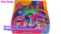 DreamWorks Trolls Poppys Coronation Pod Playset | Poppy & Branch Dolls | Cant Stop The Feeling