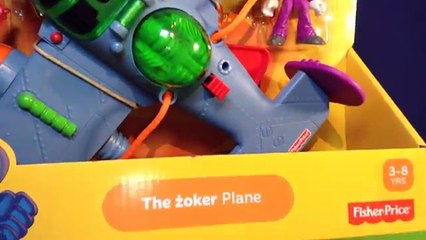 Imaginext The Joker Plane Toy Unboxing Gotham City Collection - DC Super Friends!
