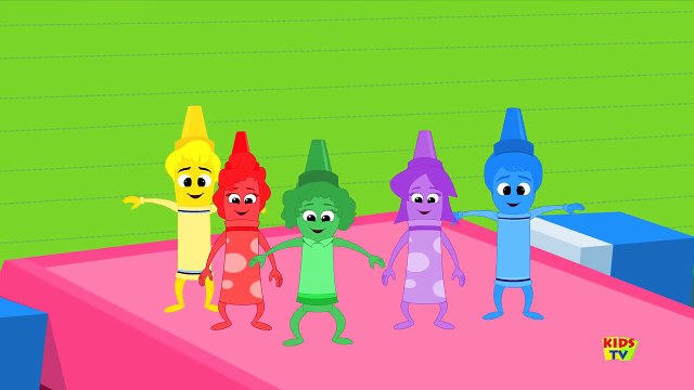 five little Crayons | crayons color song | learn colors | nursery rhymes | `