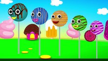 Mega Giant Lollipop Finger family Collection | Lollipop Icecream Cake Pop & more