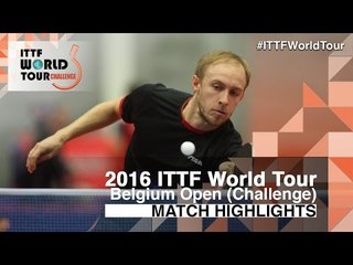 2016 Belgium Open Highlights: Viktor Brodd vs Hu Heming (Qual)