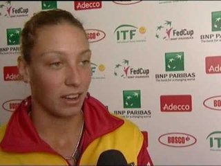 Fed Cup Interview: Yanina Wickmayer