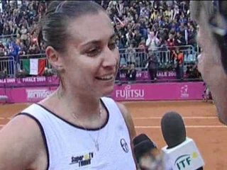 Fed Cup Interview: Flavia Pennetta